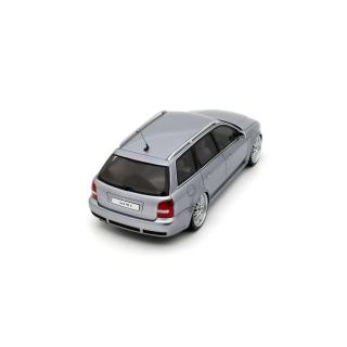 Audi RS 4 (B5) Avant \"stanced\" Avus Silver 2025  OttO mobile Project Cars 1:18 Resinemodell (Türen, Motorhaube... nicht zu öffnen!)